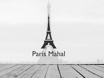 Paris Mahal logo design. Eiffel Tower logo app apps logo branding burj khalifa design eiffel gradient logo graphic design illustration logo logo design mahal paris tower ui