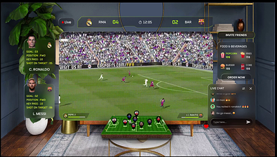 eSports Gaming - Spatial UI Design 3d anima applevision cleanui design figma illustration motion graphics spatialdesign ui uidesign userexperience userinteraction