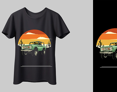 Car vector art with t-shirt design adobe illustrator adobe photoshop design illustration tshirt mockup tshirtstore