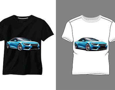 Watercolor Car Vector illustration T-shirt design adobe illustrator adobe photoshop design illustration tshirt mockup