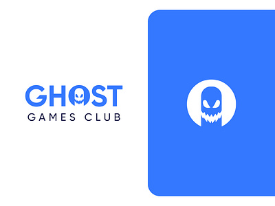 Ghost Games Logo Design app icon brand identity brand mark branding club design eye catchy flat gaming logo ghost graphic design icon illustration logo logo design minimal minimalist modern trendy vector