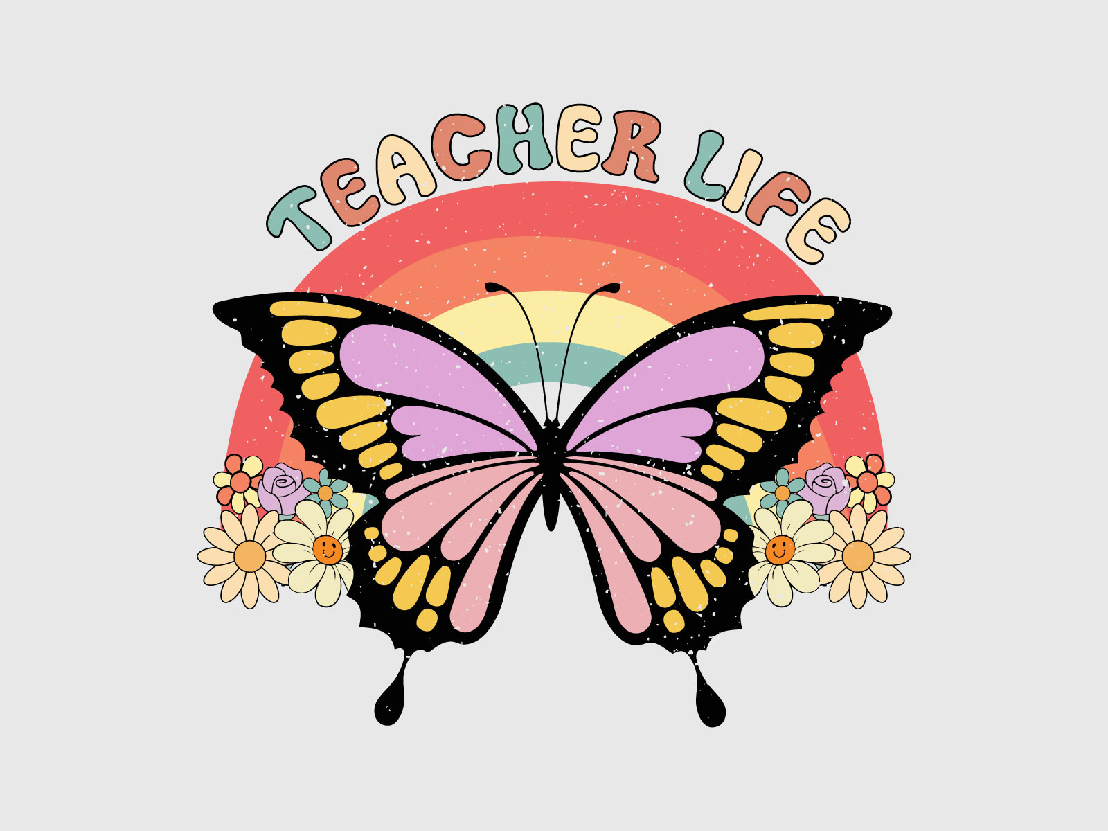 Teacher Retro design amazon amazon t shirt branding design education graphic design illustration instagood new teacher school student t shirt t shirt design teacherlife teachers teaching tshirt tshirt design