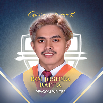 TheSPARK Grad '23 - Roi Joshua Baeta design graphic design layout layout and design