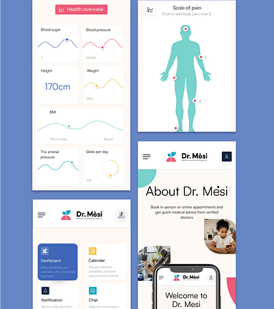 Dr. Mesi | Identity & Development branding graphic design logo ui website