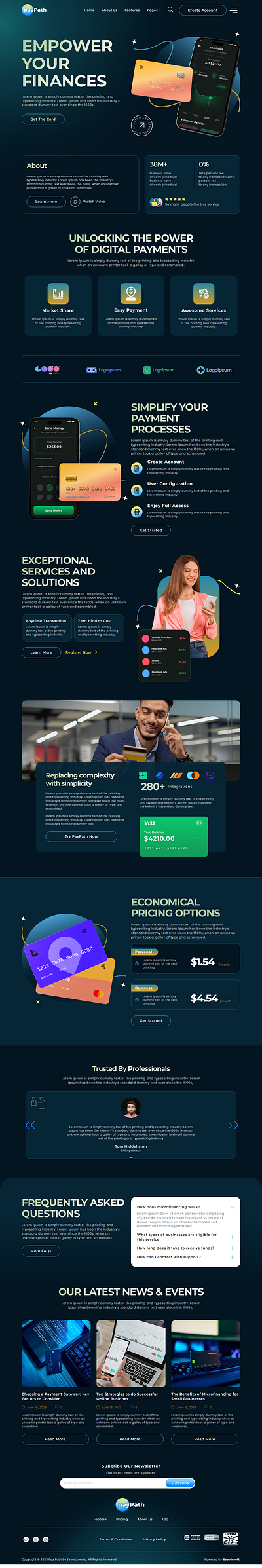 PayPath - Online Payment Gateway Elementor Template Kit branding business credit card debit card design design idea e wallet finance graphic design payment payment gateway payment service startup ui ux website