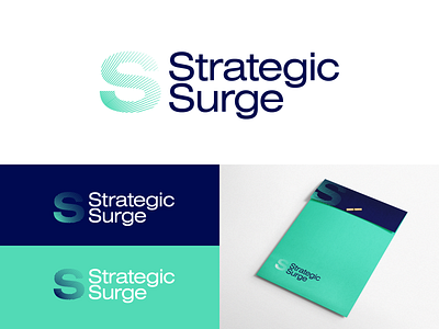 Strategic Surge branding design graphic design identity logo strategic strategicsurge
