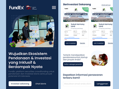 FundEx - CrowdFunding Platform app challenge crowdfunding design illustration interface landingpage mobile ui