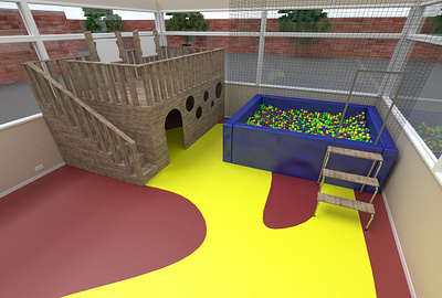 Indoor Play Area Render