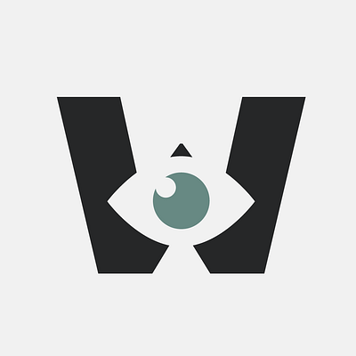 WBE | The Eye design graphic design logo logo design w w logo