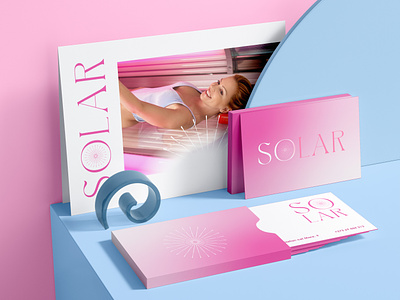 SOLAR / STATIONARY blue brandbook branding business cards design fashion graphic design illustration logo minimal purple solarium stationary typography ui vector