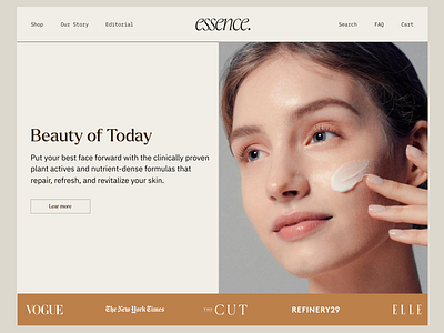 Beauty Product eCommerce Website