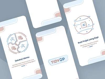 Onboarding UI Screen Exploration ai app app design design fun identity illustration inspiration interface mobile mobile app mobile app design mobile design mobile ui onboarding screen simple ui ux website