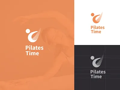 Pilates Logo Design app branding fitness graphic design healthcare logo pilates sport typography vector