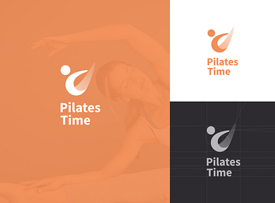 Pilates Logo Design app branding fitness graphic design healthcare logo pilates sport typography vector