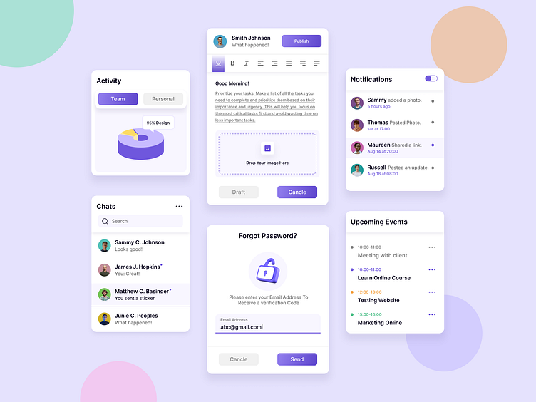 UI-Elements by hrdesigns on Dribbble