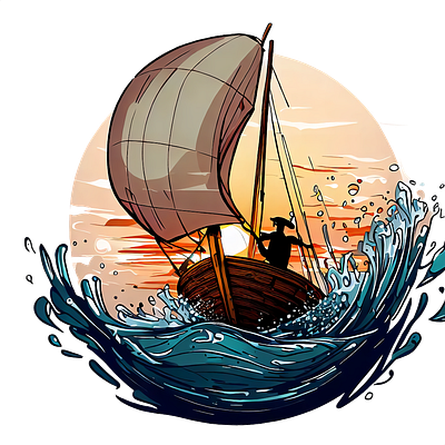 Sailing design graphic design illustration vector