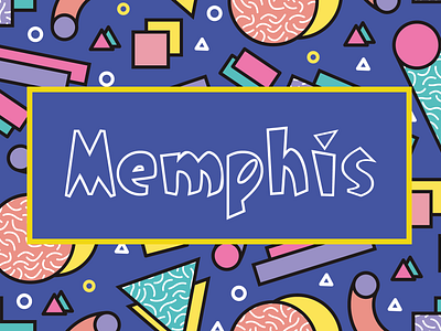 Memphis - Optimistic Typeface 1980s 1990s branding child childish creative design font fun funky geometric graphic design illustration kid logo playful quirky sans triangle typeface