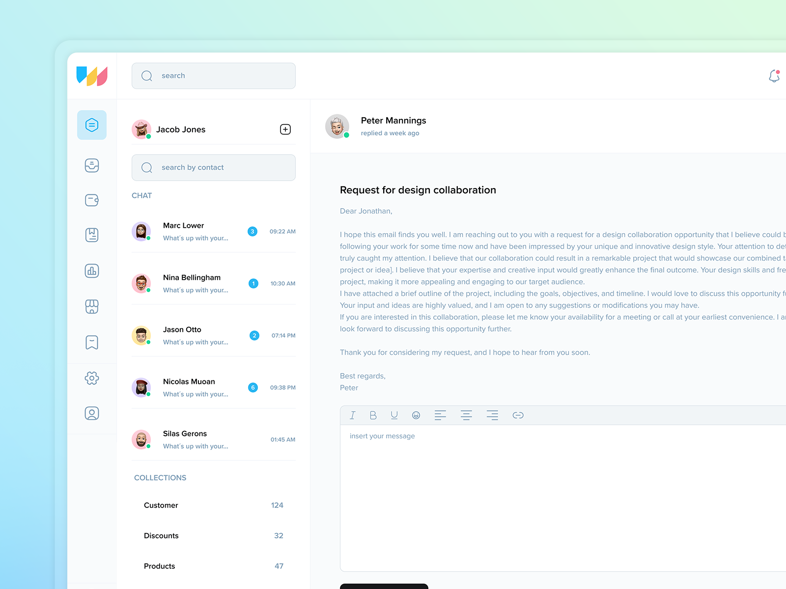 Message Inbox Project by KL-Webmedia on Dribbble