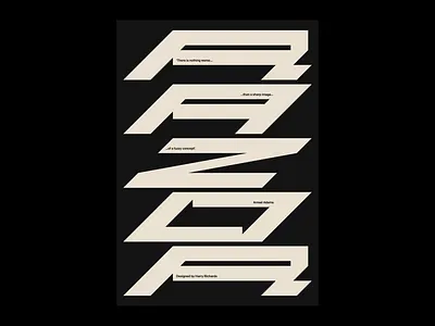 RAZOR Poster 2d adobe artwork design graphic graphic design graphics illustrator minimal photoshop portfolio poster poster design posters print text type typographic typography visual