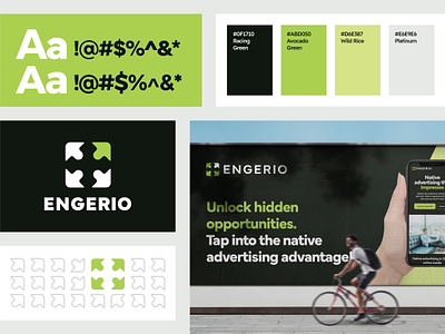 ENGERIO - Logo design & Visual identity brand brand design branding design graphic design identity logo logo design typography visual visual identity