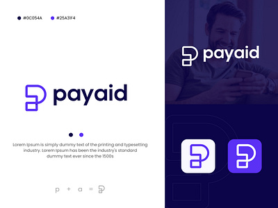 Payaid Logo brand identity branding design digital payment logo graphic design illustration logo logo design logos payment logo design tech logo technology logo