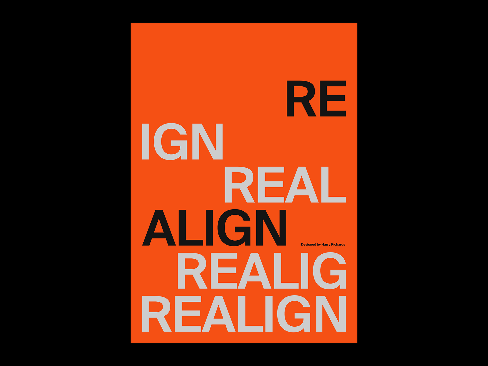 REALIGN Poster by Harry Richards on Dribbble