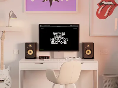 AI Lyrics Generator Website Concept pt 2 ai app ai generator landing page ai generator tool ai landing page ai ui ai website music website