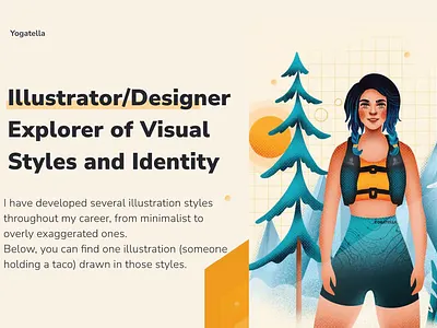 Illustration Styles By Yogatella branding freelance illustrator graphic design illustration illustration styles illustrator taco visual identity
