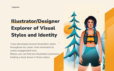 Illustration Styles By Yogatella branding freelance illustrator graphic design illustration illustration styles illustrator taco visual identity