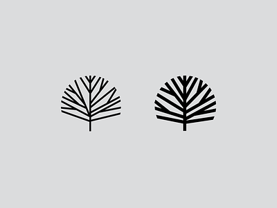 Trees bradning branch forest geo icon line logo nature root simple symbol tree wood