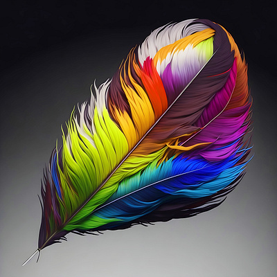 Lovely and colorful HD birds feather birds feather graphic design