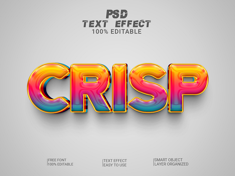 crisp-text-effect-designs-themes-templates-and-downloadable-graphic