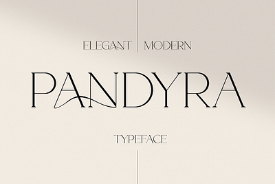 Pandyra - Delicate Luxury Serif branding classy clean delicate design elegant fashion font graphic design illustration logo luxury minimal modern serif simple stylish timeless typeface