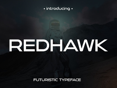 Redhawk - Futurist Typeface astronaut branding design digital electronic font futuristic galaxy graphic design hitech illustration logo modern outline robot robotics sci fi technology typeface web