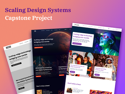 Dribbble Course: Scaling Design Systems *Capstone Project* capstone project case study dan mall course design design system dribbble course figma product design scaling design systems ui