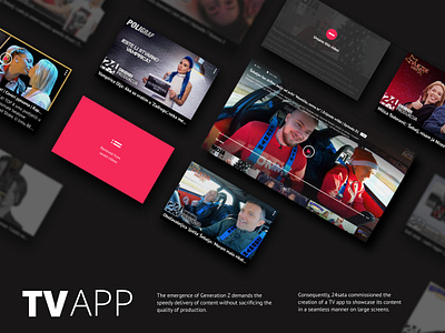TV APP - 24 sata & Hisense aplication design episodes hisense live live tv media media content photo product social stream television tv tv app tvapp ui ux video video player