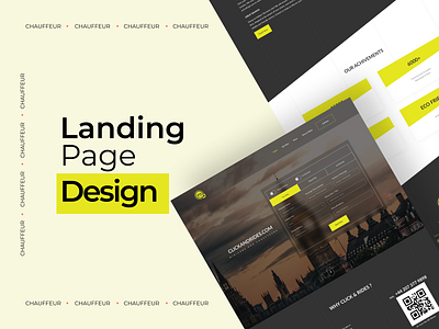 Landing Page Design, UI 2023 booking chauffeur design designs figma glassmorphism landingpage pro rentcar ui uidesign ux