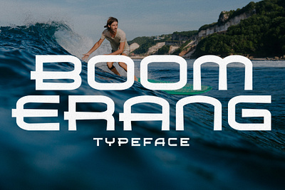 Boomerang - Hawaiian Typeface aloha beach branding design display font graphic design hawaiian illustration island logo ocean summer surf tiki tropical typeface water wide