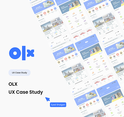 OLX UX Case Study animation branding case study design graphic design illustration logo motion graphics olx ui ux vector