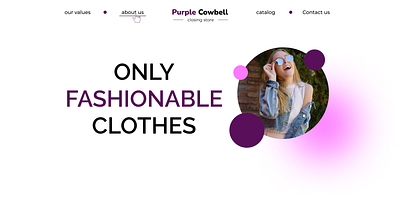 Purple Gowbell - closing store app branding design graphic design ui ux