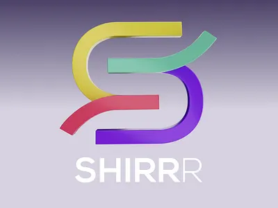 Shirrr logo animation 3d animation c4d cinema4d design logo logoanimation motion motion graphics redshift