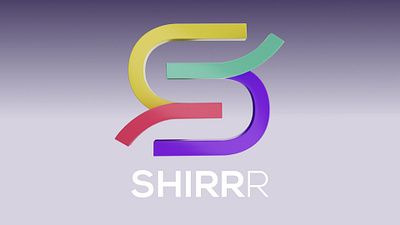 Shirrr logo animation 3d animation c4d cinema4d design logo logoanimation motion motion graphics redshift