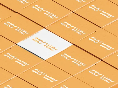 Sky Way- Shipping Agency Logo art branding graphic design illustrator