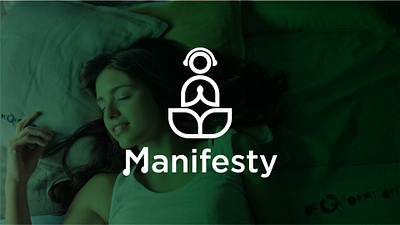 Manifesty Relaxing Music App Logo Design branding logo logo design minimal minimalist