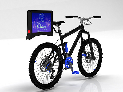 Product Design - Bespoke Advertising Bike 3d advertising cad design industrial design product design renders