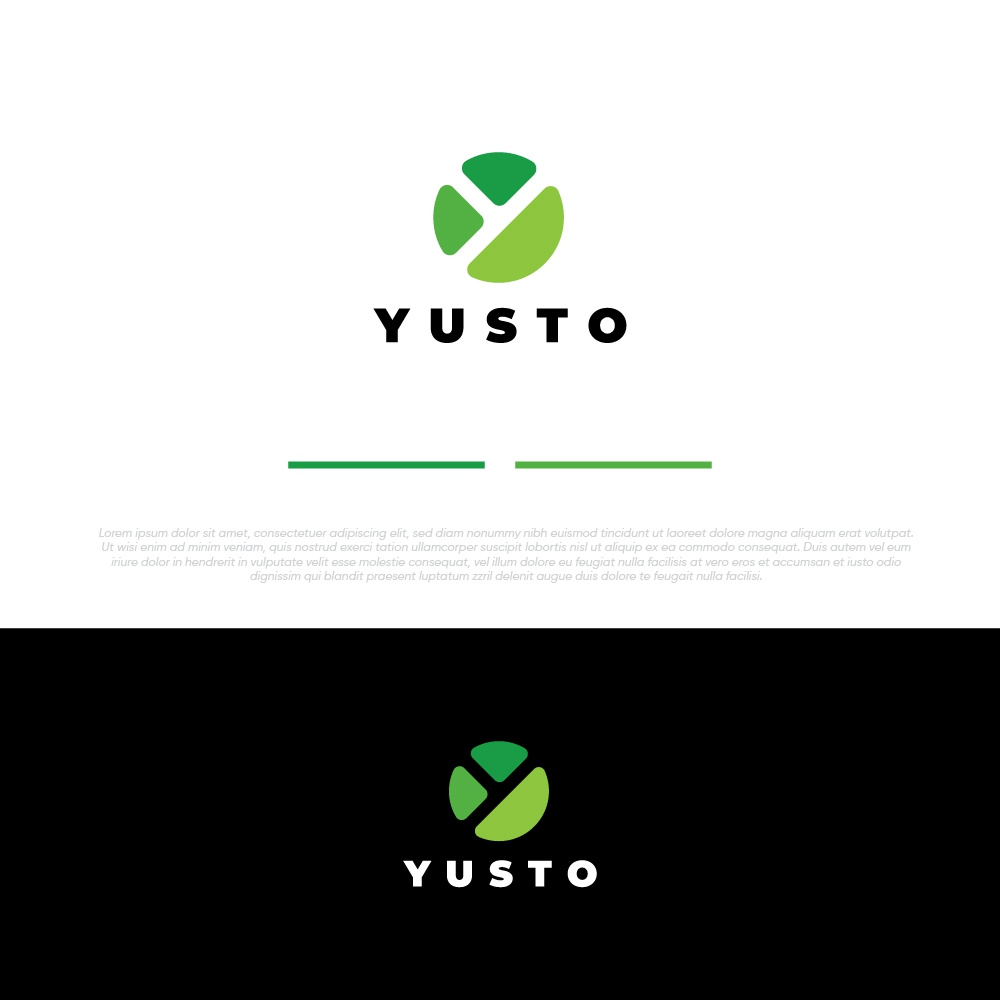 Yusto Logo branding custom logo design design logo graphic design graphics design logo logo creator logo maker versatile