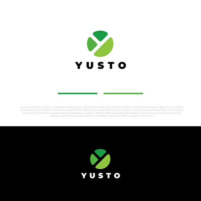 Yusto Logo branding custom logo design design logo graphic design graphics design logo logo creator logo maker versatile