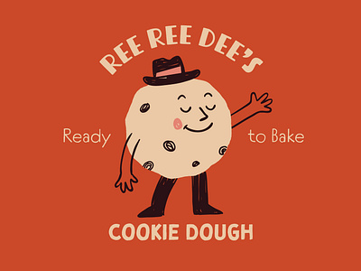 Retro Cookie Mascot branding cartoon cookie design flat food friendly fun icon illustration mascot minimal packaging playfull retro simple vector vintage