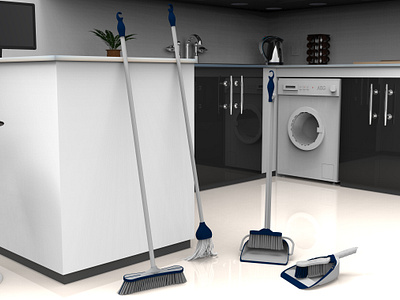 Product Design - Premium Cleaning Products Range 3d cad design industrial design product design