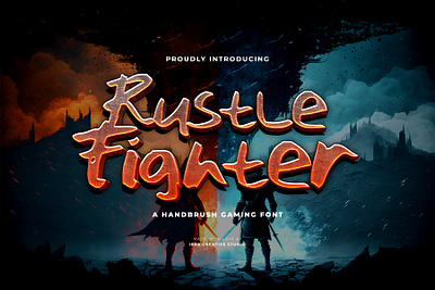 Rustle Fighter – A Handbrush Gaming Typeface